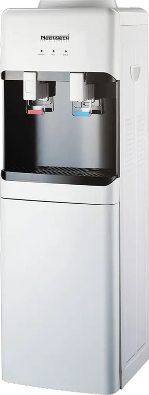 مبرد مياه ميديا تك، 2 حنفية ( بارد +ساخن )، تحميل علوي، ثلاجة ،فضي، MT-WD2525R