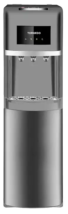 مبرد مياه تورنيدو، 3 حنفية، بارد + ساخن + عادي، فضي ، WDM-H40ADE-S