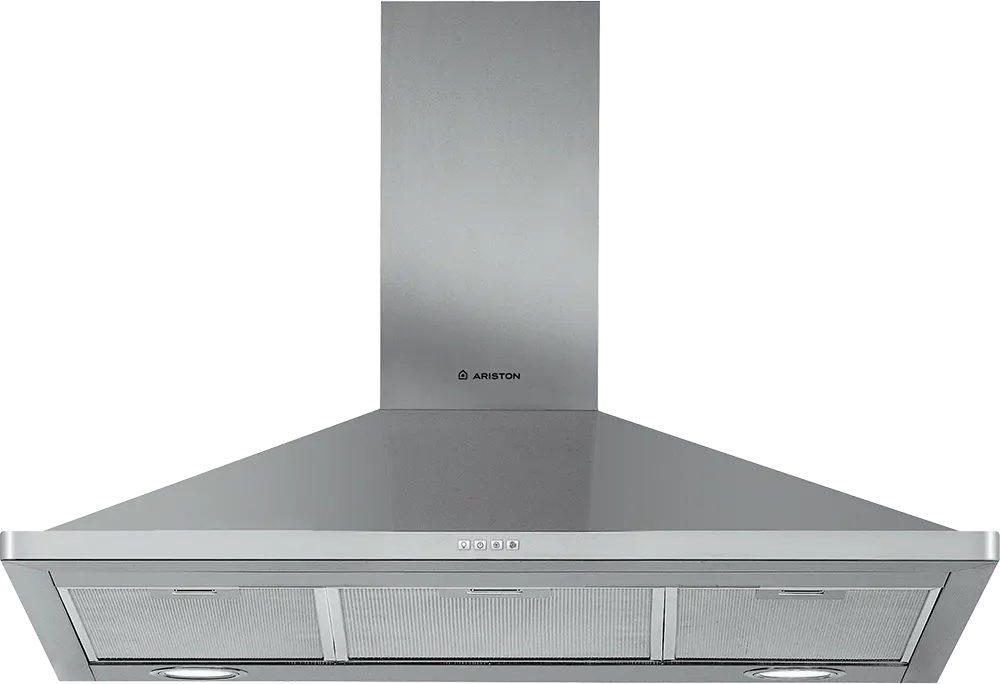 شفاط بلت ان اريستون هرمي ،90 سم، 3 سرعات ، ستانلس ستيل، فضي، AHPN 9.7F LM X