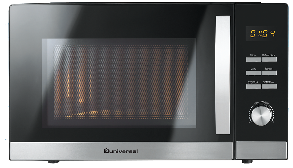 ميكرويف يونيفرسال انفينيتى ، 34 لتر ، 1400 وات ، شاشة ديجيتال ، تحكم انالوج ، أسود x سيلفر ، MV34IN
