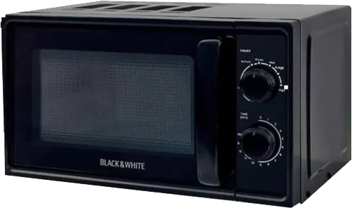 ميكروويف بلاك اند وايت ، 1200وات ، 20 لتر ، أسود، MW-200A