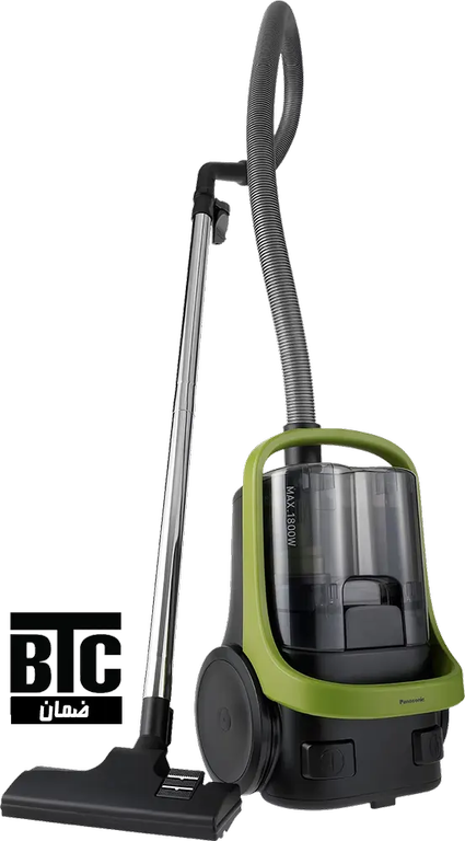 مكنسه باناسونيك، مكنسه كهربا، مكنسه بدون كيس، 1800 وات، حاوية 2.2 لتر، لون أخضر*أسود، MC.CL603G