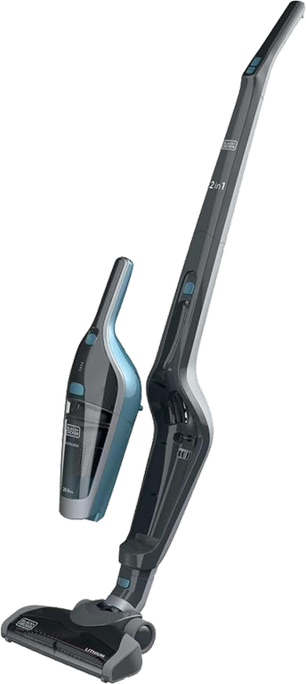 مكنسة بلاك اند ديكر لاسلكية يدوية 2 في 1، بطارية 14.4 فولت، 28.8 وات، وعاء 500 مللي، خفيفة الوزن، أسود، SVA420B