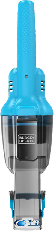 مكنسة بلاك اند ديكر لاسلكية، مكنسه بدون كيس، 7.2 فولت، 10.8 وات، فلتر فايبر، أزرق، NVD215J (بضمان أنسيا)