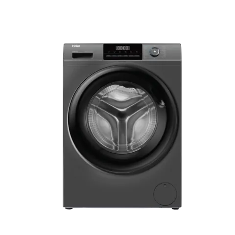 غسالة هاير فول اوتوماتيك تحميل امامي، 9 كيلو، 1400 لفة، انفرتر، خاصية البخار، شاشة ديجيتال، سيلفر، HW90-BP14929AS6
