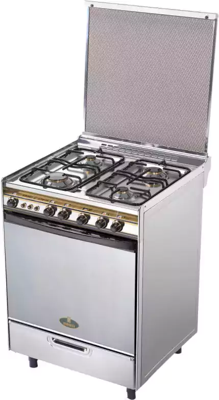 بوتاجاز كريازي ، 60 × 60 سم، 4 شعلة غاز،فضي، S6400 ( القديم)
