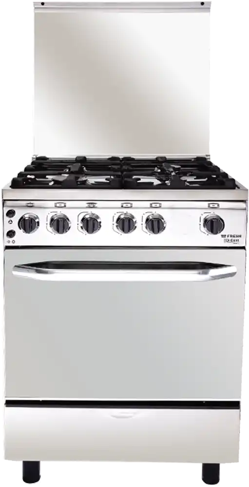 بوتجاز فريش هاي كاست، بوتاجاز 4 شعله، 60*60 سم، ستانلس، فضي
