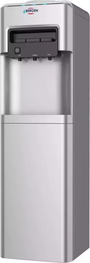 بيرجن مبرد مياه 3 حنفية بالثلاجة لون سيلفر BYB 518 Silver