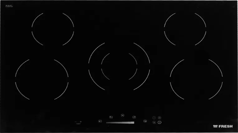 بوتاجاز بلت ان فريش مسطح، 80 سم، 5 شعلة كهرباء، تحكم باللمس ، أسود،500009862
