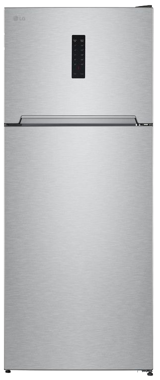 ثلاجه ال جي، ثلاجة بابين، نوفروست، 401 لتر، شاشة ديجيتال، سيلفر، GTF402SVAN
