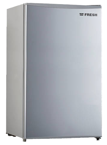 ثلاجة ميني بار فريش ، 95 لتر ، باب واحد ، مقبض داخلى ، إضاءة داخلية ، سيلفر ، FMB-140

