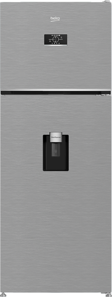 ثلاجة بيكو نوفروست، 477 لتر، 2 باب ، شاشة تاتش ديجيتال، انفرتر، صنبور مياه، ستانلس، فضي، B3RDNE500LDXB

