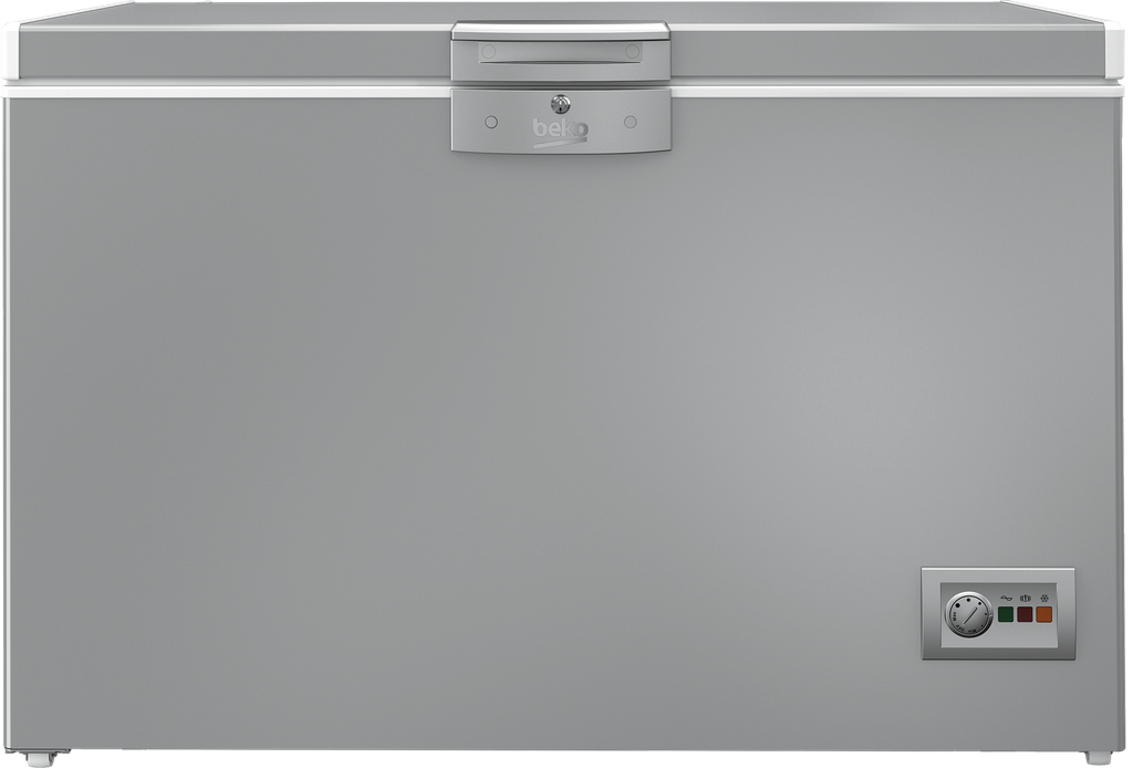 ديب فريزر أفقي بيكو ، تقنية مينفروست ، سعة 362 لتر ، خاصية التجميد السريع ، سيلفر ، HSA40500SEGH