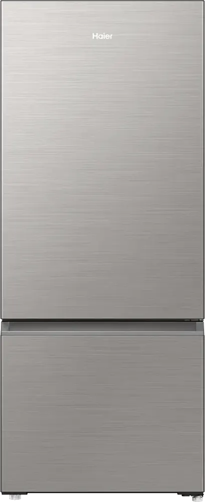 ثلاجه هاير كومبي، نوفروست، 433 لتر، 2 باب، انفرتر، فريزر سفلي، فضي، HRF-460BMSM
