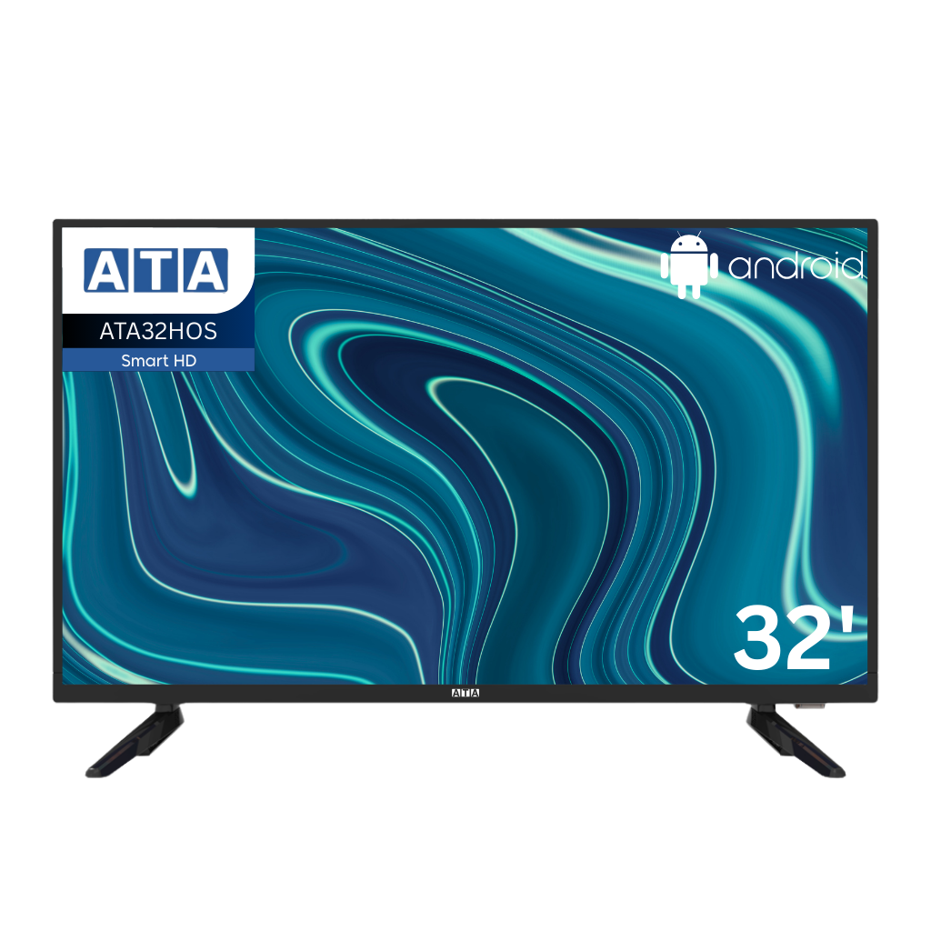 شاشة ايه تي ايه HD LED سمارت 32 بوصة بفريم – ATA32HOS
