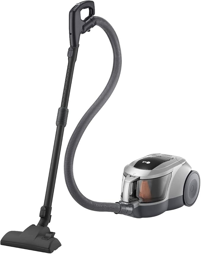 مكنسه ال جي، مكنسه كهربا، 2000 وات، فلتر هيبا، فضي، VC5420NHTS
