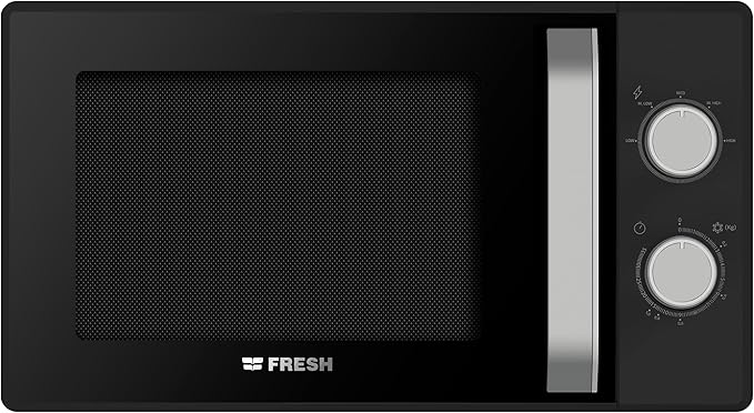 ميكروويف فريش سولو 25 لتر، 800 وات، لون أسود، موديل FMW-25MCP-BW
