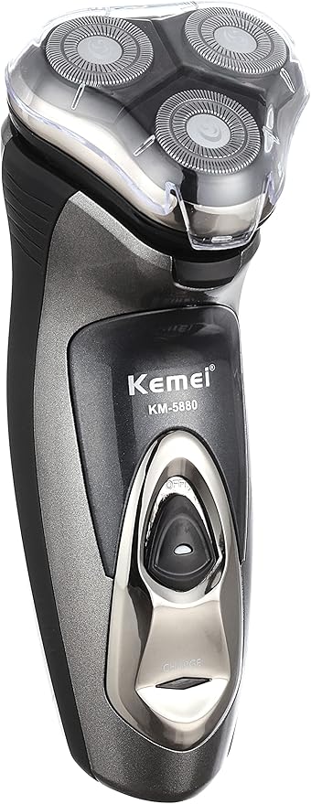 ماكينة حلاقة كهربائية للرجال كيمي، استخدام جاف، أزرق، KM-5880
