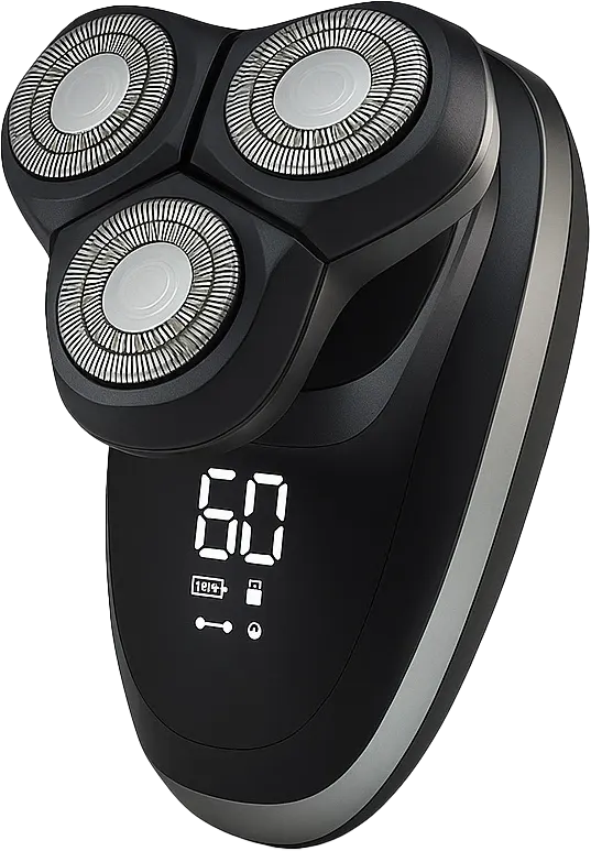 ماكينة تنعيم لاسلكية كيمي، شاشة LCD، بطارية 5 وات، 600 مللي أمبير، أسود، KM-T377
