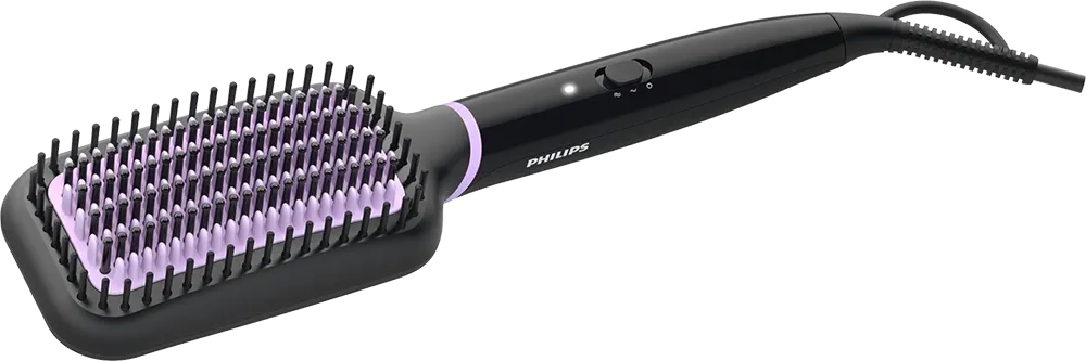 فرشاة فرد الشعر الكهربائية فيليبس ستيل كير اسينشال ، أسود, BHH880
