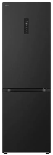 [ثلاجه ال جي نوفروست كومبى، ثلاجة بابين، 341 لتر، انفرتر، شاشة ديجيتال، اسود مط، GW-B489FS6W] ثلاجه ال جي نوفروست كومبى، ثلاجة بابين، 341 لتر، انفرتر، شاشة ديجيتال، اسود مط، GW-B489FS6W