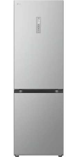 [ثلاجة كومبي إل جي نوفروست، 344 لتر، 2 باب، شاشة ديجيتال، واي فاي، انفرتر، اضاءة ليد، سيلفر، GW-B489FM6W] ثلاجة كومبي إل جي نوفروست، 344 لتر، 2 باب، شاشة ديجيتال، واي فاي، انفرتر، اضاءة ليد، سيلفر، GW-B489FM6W