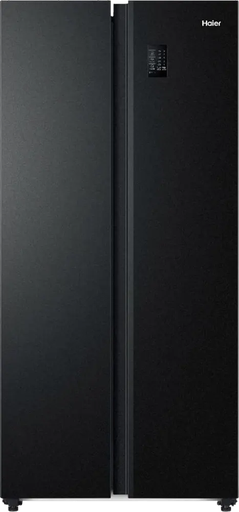 [ثلاجة هاير نوفروست، 570 لتر، 2 باب متجاورين شاشة ديجيتال، إنفرتر، اسود، HRF-570SDBM] ثلاجة هاير نوفروست، 570 لتر، 2 باب متجاورين شاشة ديجيتال، إنفرتر، اسود، HRF-570SDBM