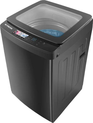 [غسالة فريش فوق اتوماتيك تحميل علوي بانوراما 14 كيلو، شاشة ديجيتال، فضي، FTM-P14S] غسالة فريش فوق اتوماتيك تحميل علوي بانوراما 14 كيلو، شاشة ديجيتال، فضي، FTM-P14S