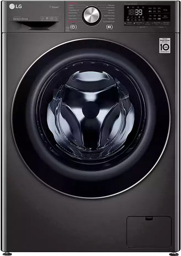 [غسالة ال جي فول اتوماتيك فيفاتشى، تحميل امامي، 9 كجم + 5 كجم مجفف ، أنفرتر، أسود، F4R5VGG2E] غسالة ال جي فول اتوماتيك فيفاتشى، تحميل امامي، 9 كجم + 5 كجم مجفف ، أنفرتر، أسود، F4R5VGG2E