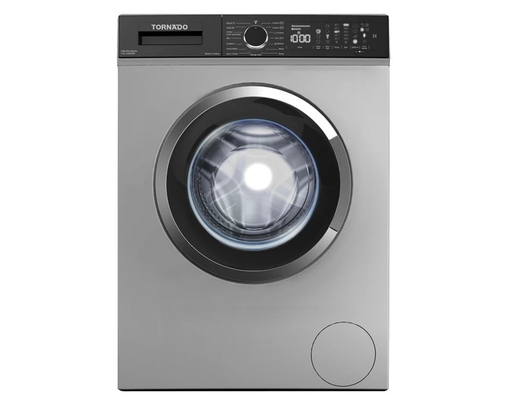[غسالة تورنيدو فول اتوماتيك تحميل امامي، 7 كجم ، شاشة ديجيتال ، فضي، TWV-FN710SLOA] غسالة تورنيدو فول اتوماتيك تحميل امامي، 7 كجم ، شاشة ديجيتال ، فضي، TWV-FN710SLOA