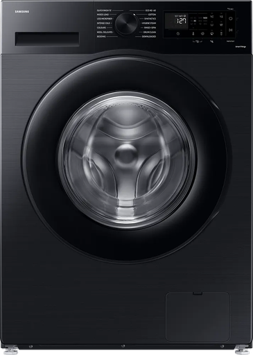 [غسالة سامسونج فول اوتوماتيك تحميل امامي، 8 كيلو، 1400 لفة، شاشة تاتش ديجيتال، انفرتر، اسود، WW80CGC0EDABAS] غسالة سامسونج فول اوتوماتيك تحميل امامي، 8 كيلو، 1400 لفة، شاشة تاتش ديجيتال، انفرتر، اسود، WW80CGC0EDABAS