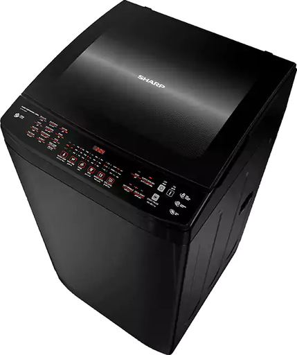 [غسالة شارب فوق اوتوماتيك تحميل علوي، 11 كجم، DDM انفرتر، طلمبة، أسود، ES-TD11GBKP] غسالة شارب فوق اوتوماتيك تحميل علوي، 11 كجم، DDM انفرتر، طلمبة، أسود، ES-TD11GBKP