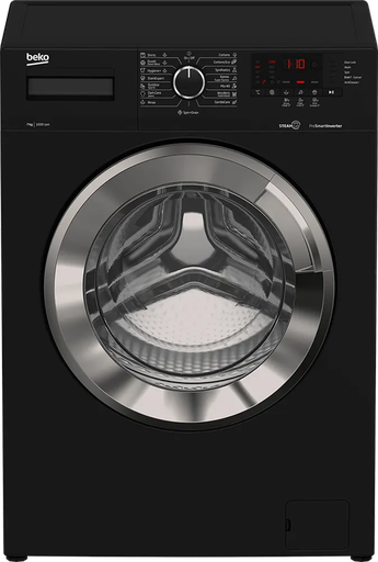 [غسالة بيكو فول اتوماتيك تحميل امامي ،7 كيلو،أنفرتر، بخار، أسود، WTV 7512 XBCI] غسالة بيكو فول اتوماتيك تحميل امامي ،7 كيلو،أنفرتر، بخار، أسود، WTV 7512 XBCI