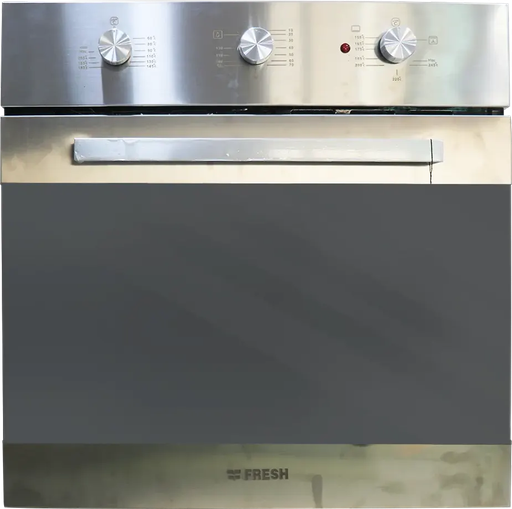 [فرن فريش بلت ان، 60 سم، غاز+ كهرباء، 56 لتر، شواية، سيلفر GEOFR60CMS] فرن فريش بلت ان، 60 سم، غاز+ كهرباء، 56 لتر، شواية، سيلفر GEOFR60CMS