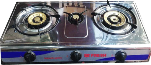 [بوتاجاز مسطح فريش ،2.5 شعلة، استانليس ستيل، TS253] بوتاجاز مسطح فريش ،2.5 شعلة، استانليس ستيل، TS253