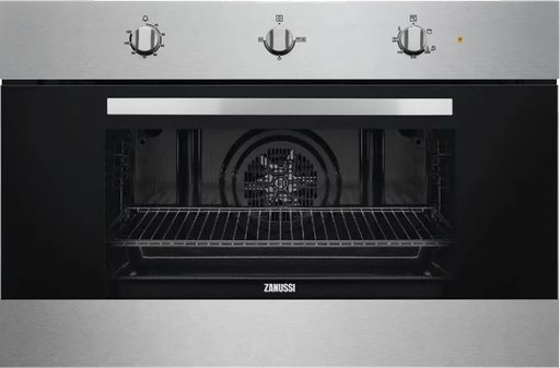 [فرن بلت ان زانوسي 90 سم، 75 لتر، غاز- كهرباء، شواية، أسود× فضي ،ZOG9990X] فرن بلت ان زانوسي 90 سم، 75 لتر، غاز- كهرباء، شواية، أسود× فضي ،ZOG9990X