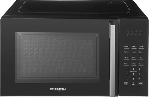 [ميكروويف فريش 25 لتر، 850 وات، شاشة تاتش ديجيتال، لون اسود، موديل FMW-25KC-BW] ميكروويف فريش 25 لتر، 850 وات، شاشة تاتش ديجيتال، لون اسود، موديل FMW-25KC-BW