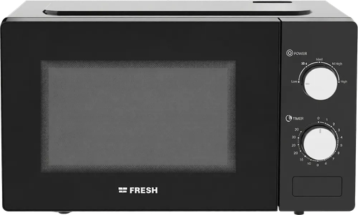 [ميكروويف فريش سولو 25 لتر، 800 وات، لون أسود، موديل FMW-25MCP-BW] ميكروويف فريش سولو 25 لتر، 800 وات، لون أسود، موديل FMW-25MCP-BW
