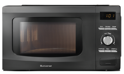 [ميكروويف يونيفرسال كلاسيك ، 20 لتر ، 1050 وات ، شاشة ديجيتال ، 5 مستويات للطاقة ، أسود ، MV20CN] ميكروويف يونيفرسال كلاسيك ، 20 لتر ، 1050 وات ، شاشة ديجيتال ، 5 مستويات للطاقة ، أسود ، MV20CN