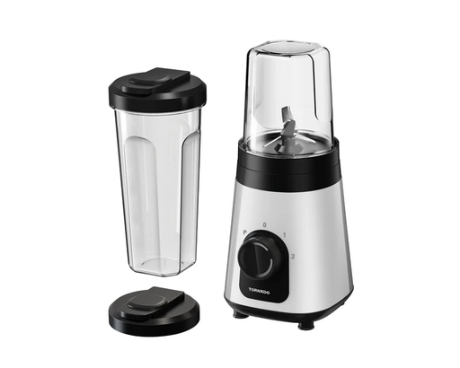 [خلاط شخصي كهربائي تورنيدو، 320 وات، 0.6 لتر، دورق إضافي 0.3 لتر، أبيض، PB-320T] خلاط شخصي كهربائي تورنيدو، 320 وات، 0.6 لتر، دورق إضافي 0.3 لتر، أبيض، PB-320T