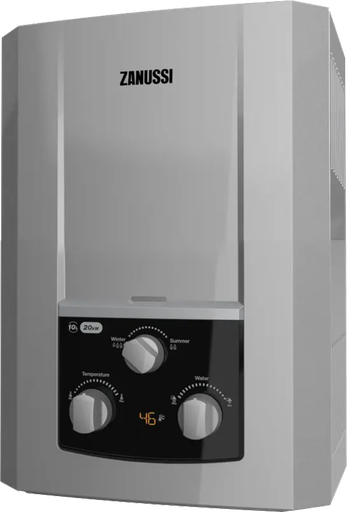 [سخان مياه غاز زانوسي دلتا، سعة 6 لتر، شاشة رقمية، يعمل بالادابتور، بدون مدخنة، لون فضي، موديل 945105570] سخان مياه غاز زانوسي دلتا، سعة 6 لتر، شاشة رقمية، يعمل بالادابتور، بدون مدخنة، لون فضي، موديل 945105570