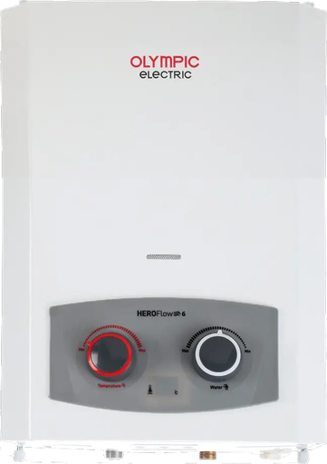[سخان مياه غاز اولمبيك هيرو فلو، 6 لتر، غاز انبوبة ، ديجيتال، بدون مدخنة، أبيض، OYG06313WL] سخان مياه غاز اولمبيك هيرو فلو، 6 لتر، غاز انبوبة ، ديجيتال، بدون مدخنة، أبيض، OYG06313WL