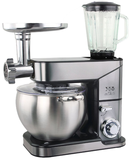 [عجان بلاك اند وايت نيكل ، سعة 10 لتر ، 2000 وات ، 6 سرعات ، سيلفر ، SC-623C] عجان بلاك اند وايت نيكل ، سعة 10 لتر ، 2000 وات ، 6 سرعات ، سيلفر ، SC-623C