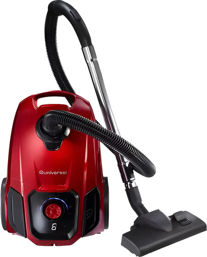 [مكنسه يونيفرسال تربو كلين، مكنسه كهربا، 2200 وات، 5 لتر، احمر، VCTC-22RD] مكنسه يونيفرسال تربو كلين، مكنسه كهربا، 2200 وات، 5 لتر، احمر، VCTC-22RD