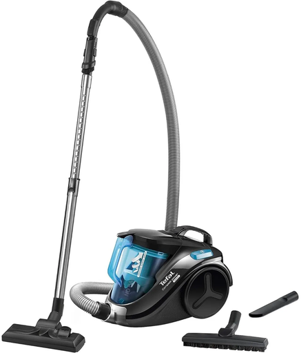 [مكنسة تيفال، مكنسه كهربا، مكنسه بدون كيس، 750 وات، 1.5 لتر، أزرق،TW3751EG] مكنسة تيفال، مكنسه كهربا، مكنسه بدون كيس، 750 وات، 1.5 لتر، أزرق،TW3751EG