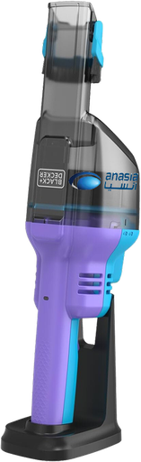 [مكنسة بلاك اند ديكر لاسلكية، مكنسه بدون كيس، 7.2 فولت، 2 أمبير، بطارية ليثيوم ،16 وات، بنفسجي، NVD220BP( ضمان انسيا)] مكنسة بلاك اند ديكر لاسلكية، مكنسه بدون كيس، 7.2 فولت، 2 أمبير، بطارية ليثيوم ،16 وات، بنفسجي، NVD220BP( ضمان انسيا)