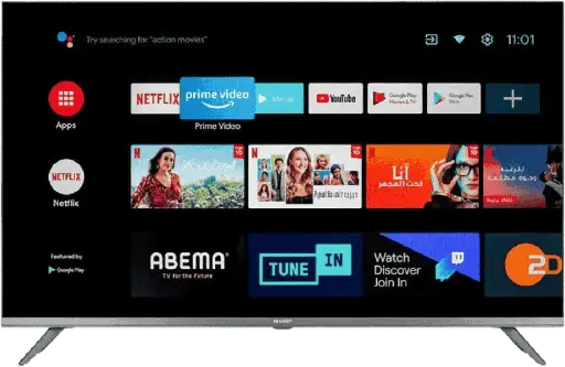 [شاشة شارب سمارت بدون فريم ، 43 بوصه ، بجودة FHD ، ريسيفر داخلي ، 2T-C43DC6EX
] شاشة شارب سمارت بدون فريم ، 43 بوصه ، بجودة FHD ، ريسيفر داخلي ، 2T-C43DC6EX
