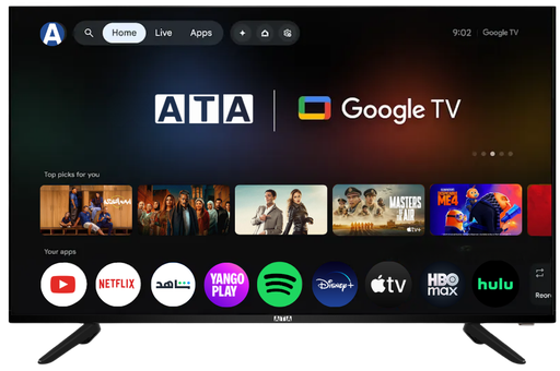 [شاشة ايه تي ايه FHD جوجل سمارت 43 بوصة بدون فريم – ATA43FLG
] شاشة ايه تي ايه FHD جوجل سمارت 43 بوصة بدون فريم – ATA43FLG
