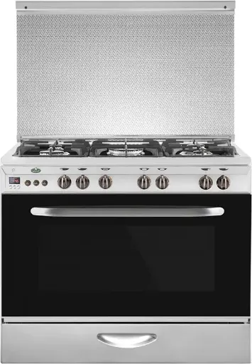 [بوتاجاز كريازي بومباي، بوتجاز 5 شعله، 90 × 60 سم، أمان كامل، فضي، KP 9604 XFD
] بوتاجاز كريازي بومباي، بوتجاز 5 شعله، 90 × 60 سم، أمان كامل، فضي، KP 9604 XFD
