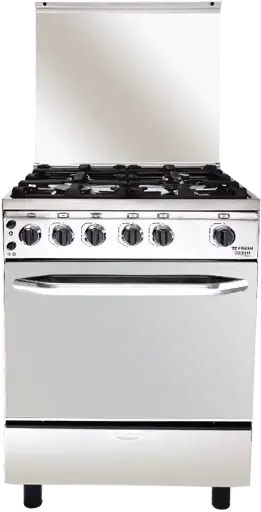 [بوتجاز فريش هاي كاست، بوتاجاز 4 شعله، 60*60 سم، ستانلس، فضي
] بوتجاز فريش هاي كاست، بوتاجاز 4 شعله، 60*60 سم، ستانلس، فضي
